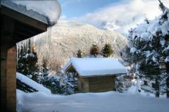 Chalet Chouette - The mazot and view of Mont Blanc
