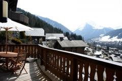 Chalet Robri - Main balcony and view to Morzine